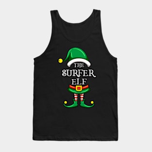 The Surfer Elf Matching Family Christmas Pajama Tank Top